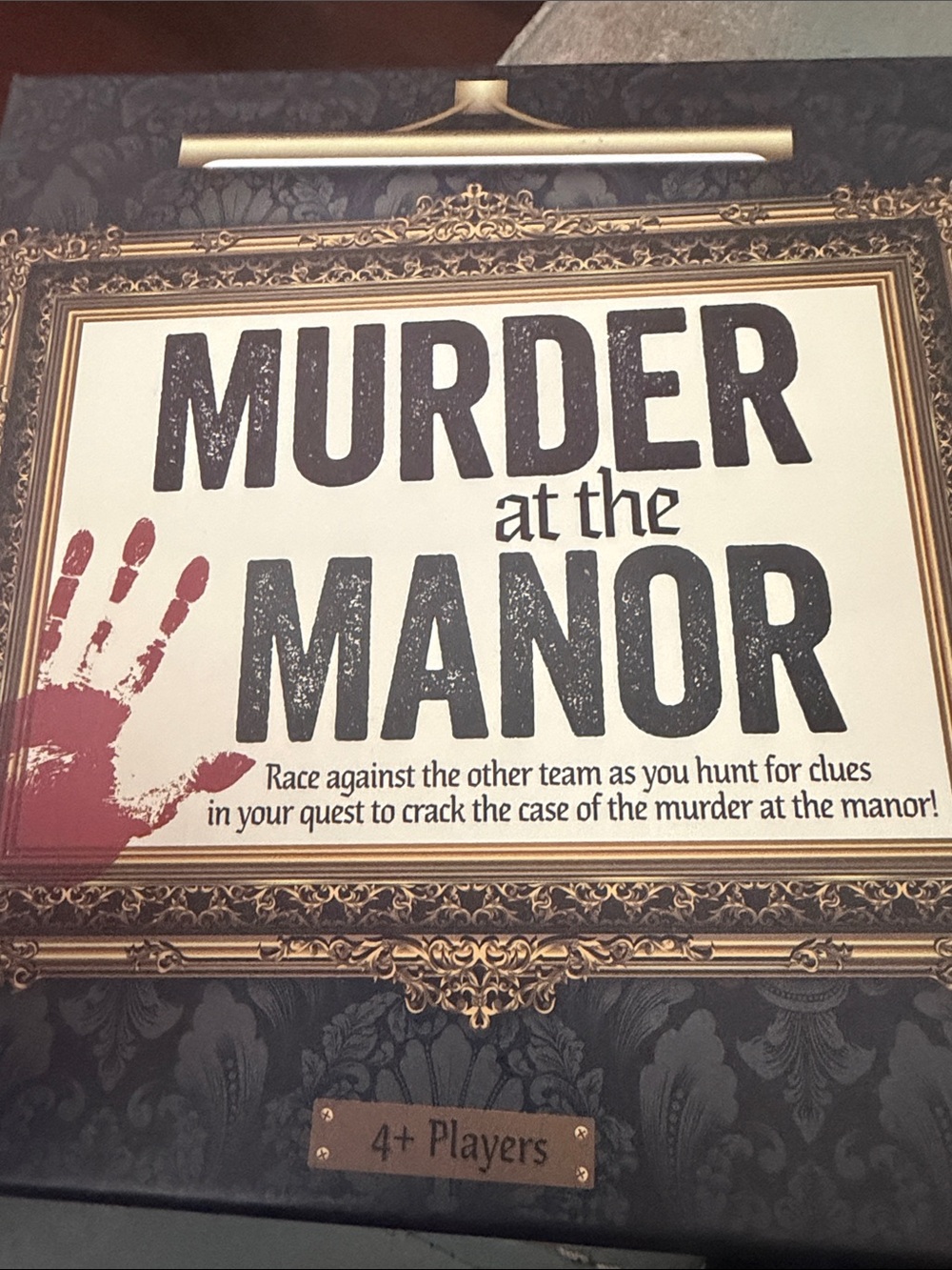 Murder at the Manor Board Game -‎ Red, Black & Cream